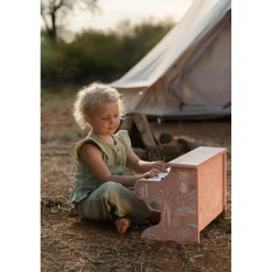 LD Houten Piano Roze Fsc Safari Friends