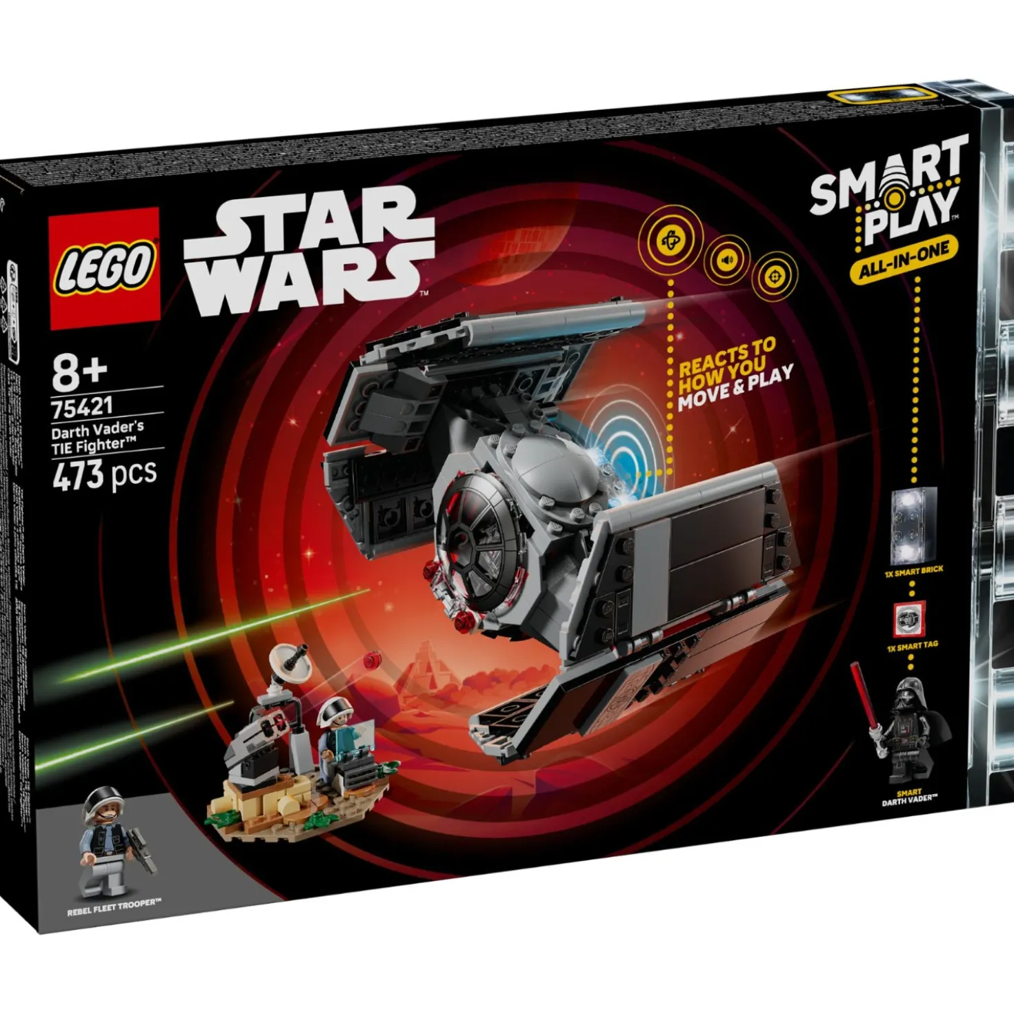 LEGO Star Wars Smart Play 75421 Darth Vadars Tie Fighter