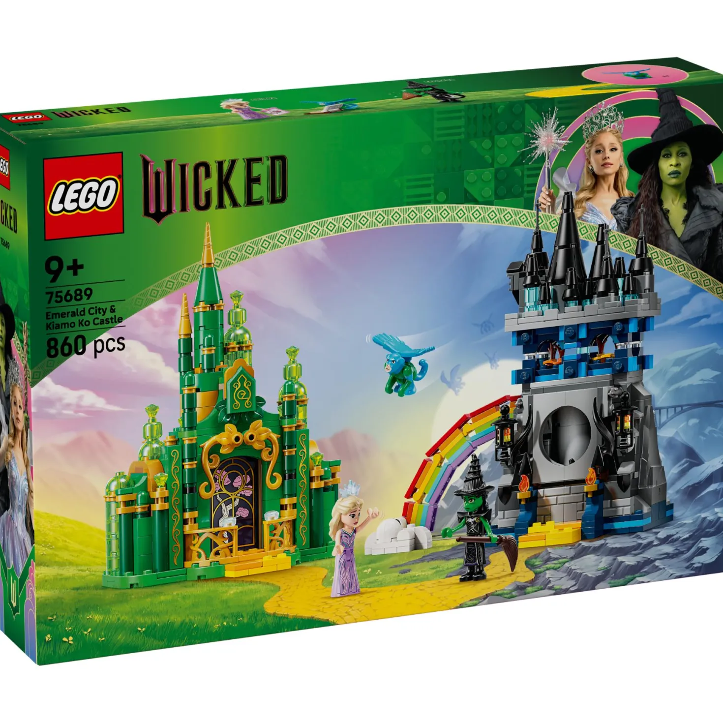 LEGO 75689 Wicked Emerald City en Kiamo Ko kasteel