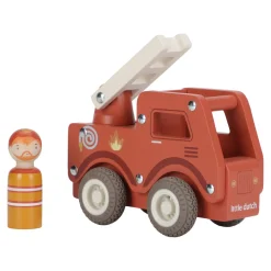 Little Dutch brandweerwagen met pegdoll fsc