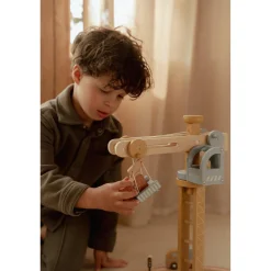 Little Dutch kraan set met treinbaan fsc