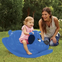 Little Tikes rocking puppy blue