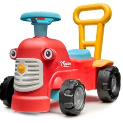 Loopfiguur tractor maurice rood