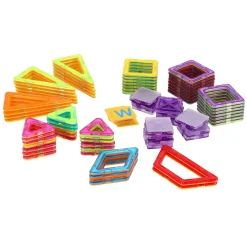Magnetische tegels diverse vormen 77 delig 5,5 Cm
