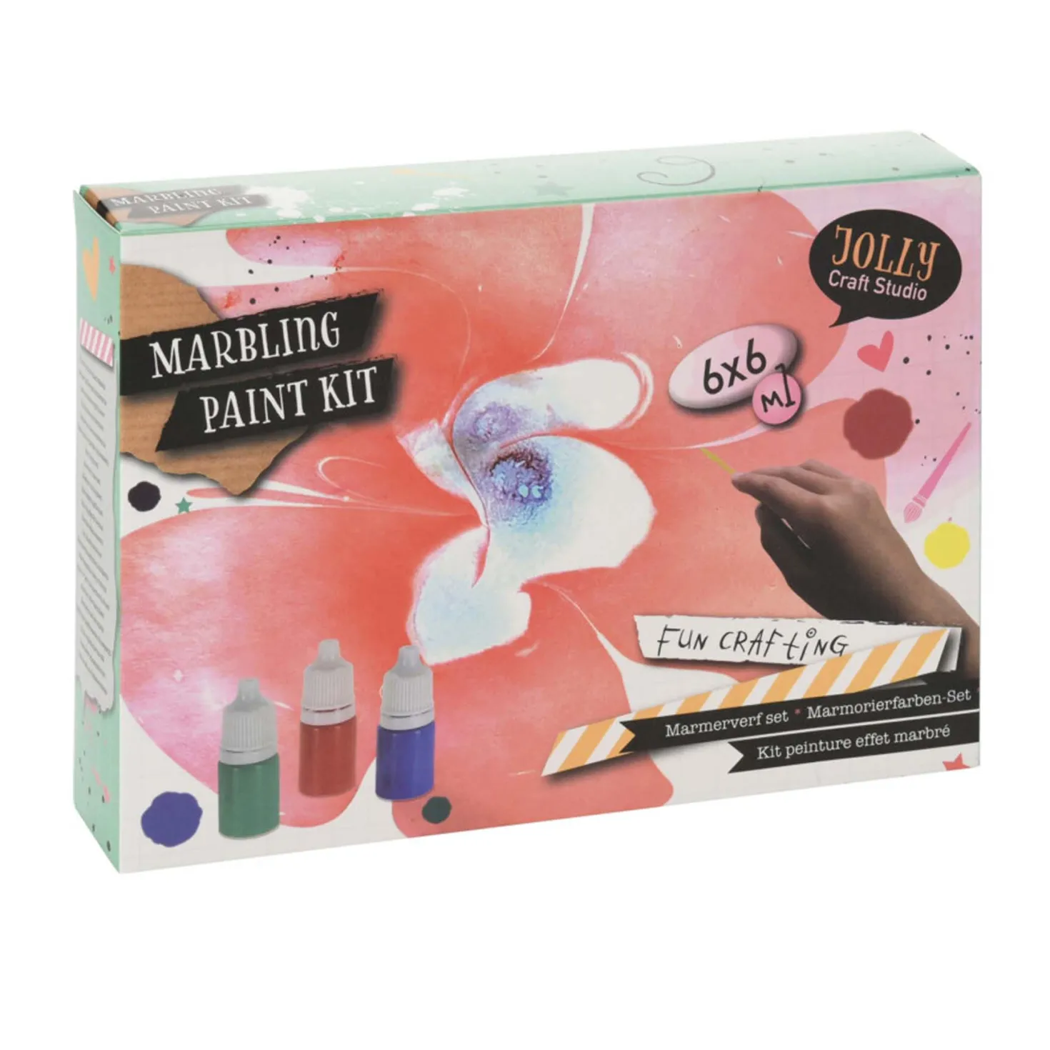 Marmerverven set klein