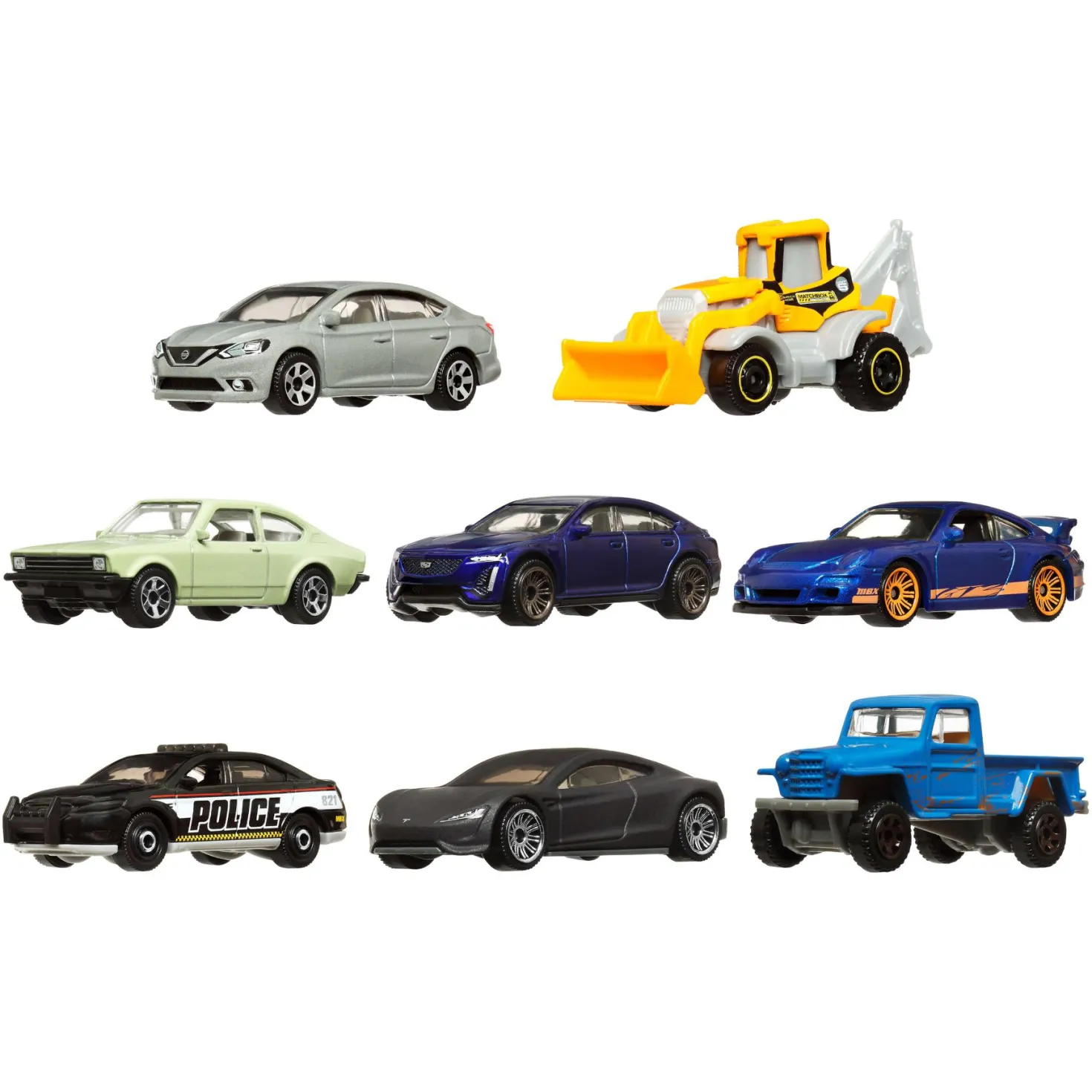 Mbx basic cars 8-pack assorti