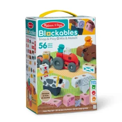 Melissa & Doug Blockables Farm Play Set (56pc)