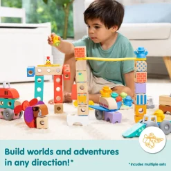 Melissa & Doug Blockables Woodland Friends Playset Set (16pc)