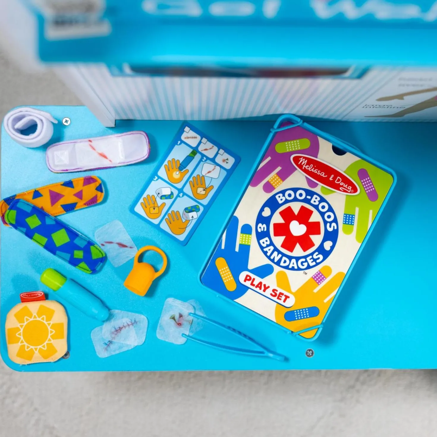 Melissa & Doug Booboos & Bandages Reusable Play Set