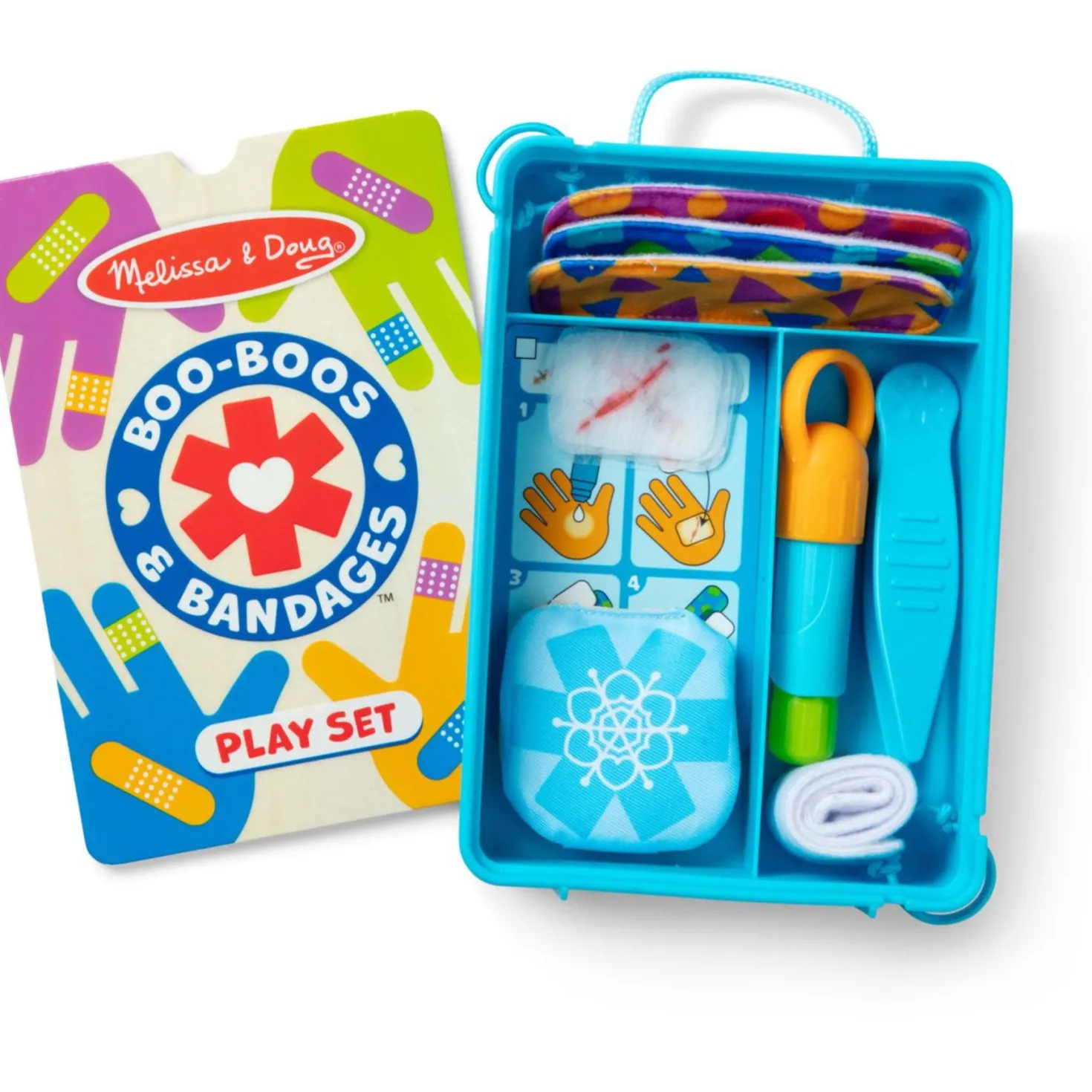 Melissa & Doug Booboos & Bandages Reusable Play Set