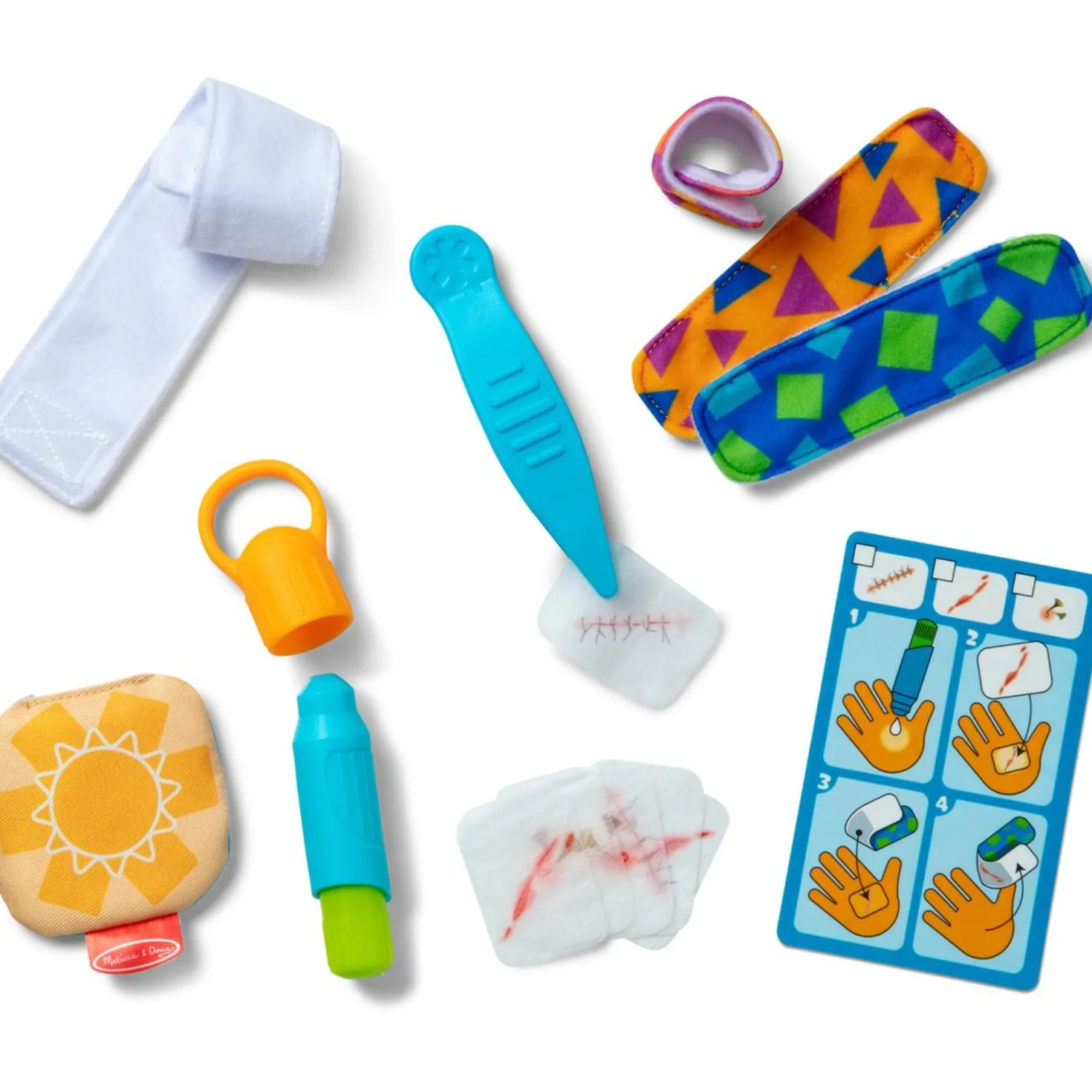 Melissa & Doug Booboos & Bandages Reusable Play Set