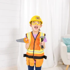 Melissa & Doug Construction Worker Role Play Costume Set