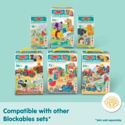 Mellissa & Doug Blockables Vehicles Play Set