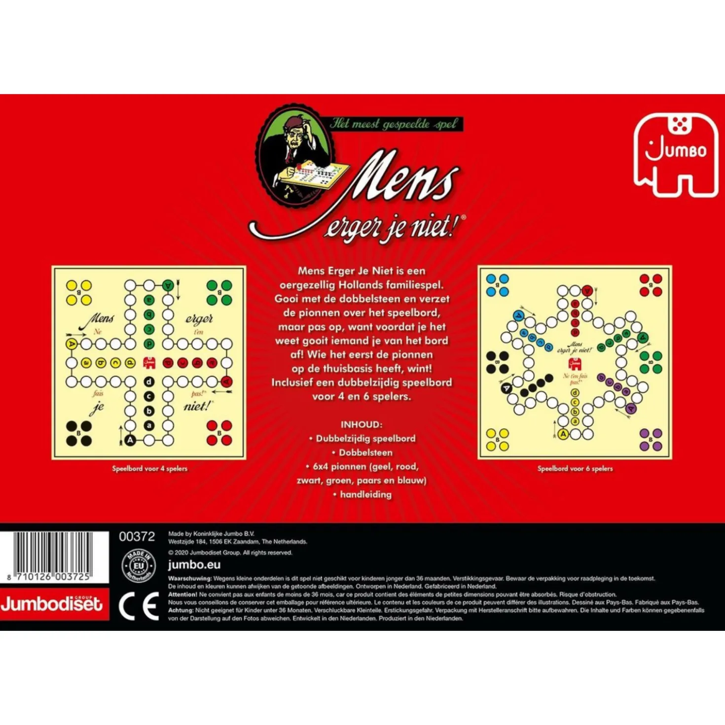 Mens Erger Je Niet - Bordspel