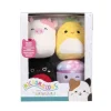 Micromallows pluche 6,5 cm 4 stuks set 3