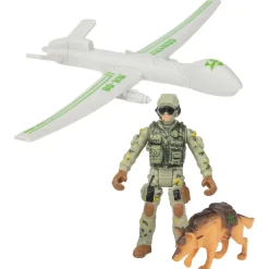 Militair Kruipend Opwindb. Sniper Met acc. 2 Asst.