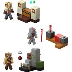 Minecraft 8cm figuur action pack firework launcher