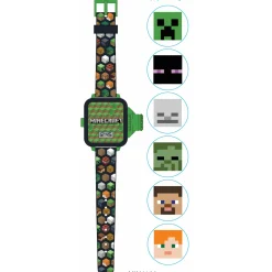 Minecraft Kinder LCD horloge met pojector