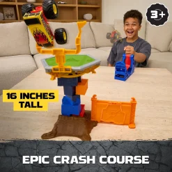 Monster Jam 164 Smash & Bash Crash Course Playset