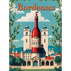 Muurpuzzel Bordeaux 1000 stuks