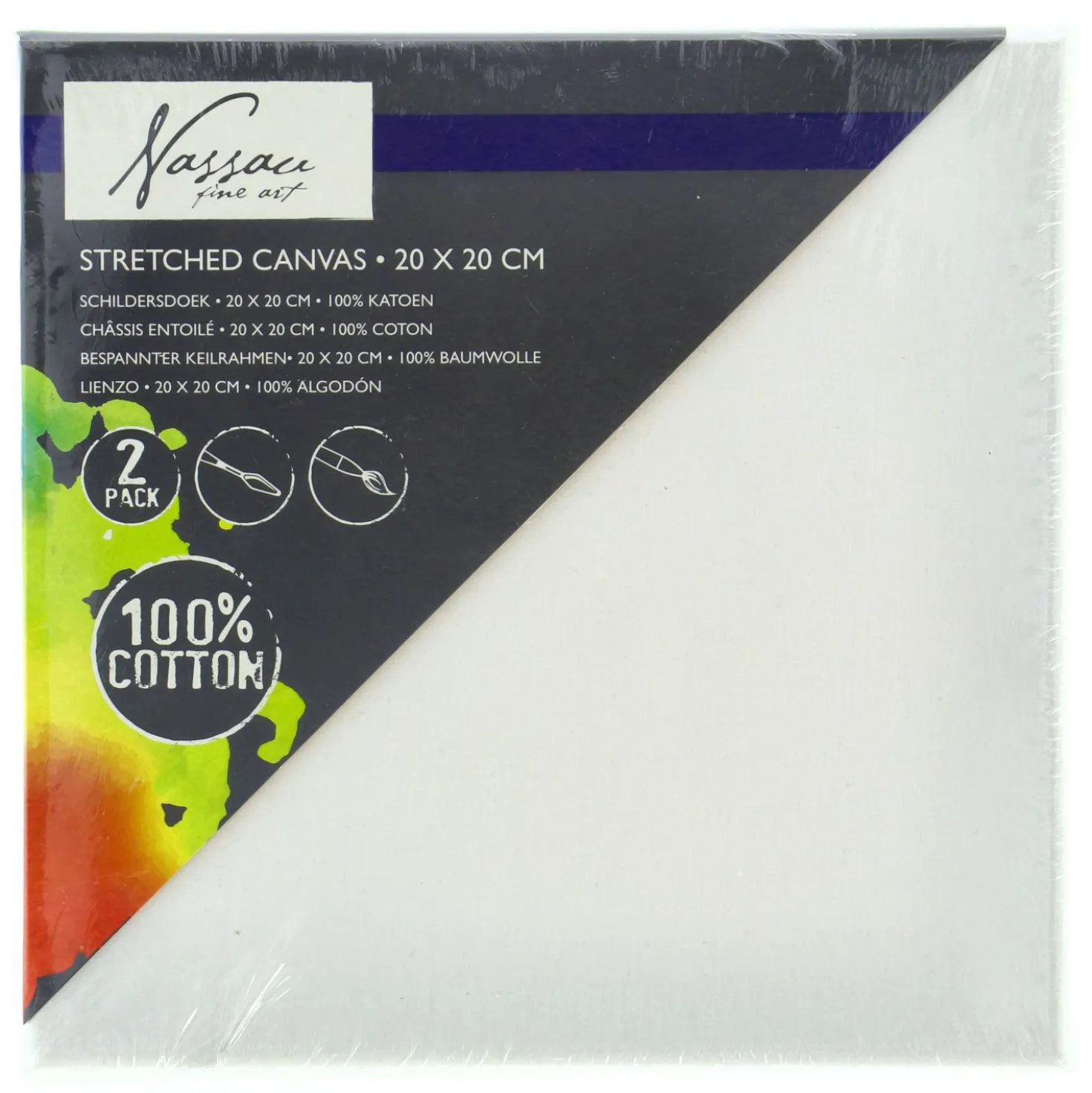 Nassau Canvas 2 Stuks 20 X 20 Cm