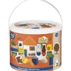 Nijn blokkenton hout 50-delig