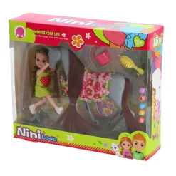 Nini Love paard+ pop 2 assorti