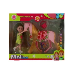 Nini Love paard+ pop 2 assorti