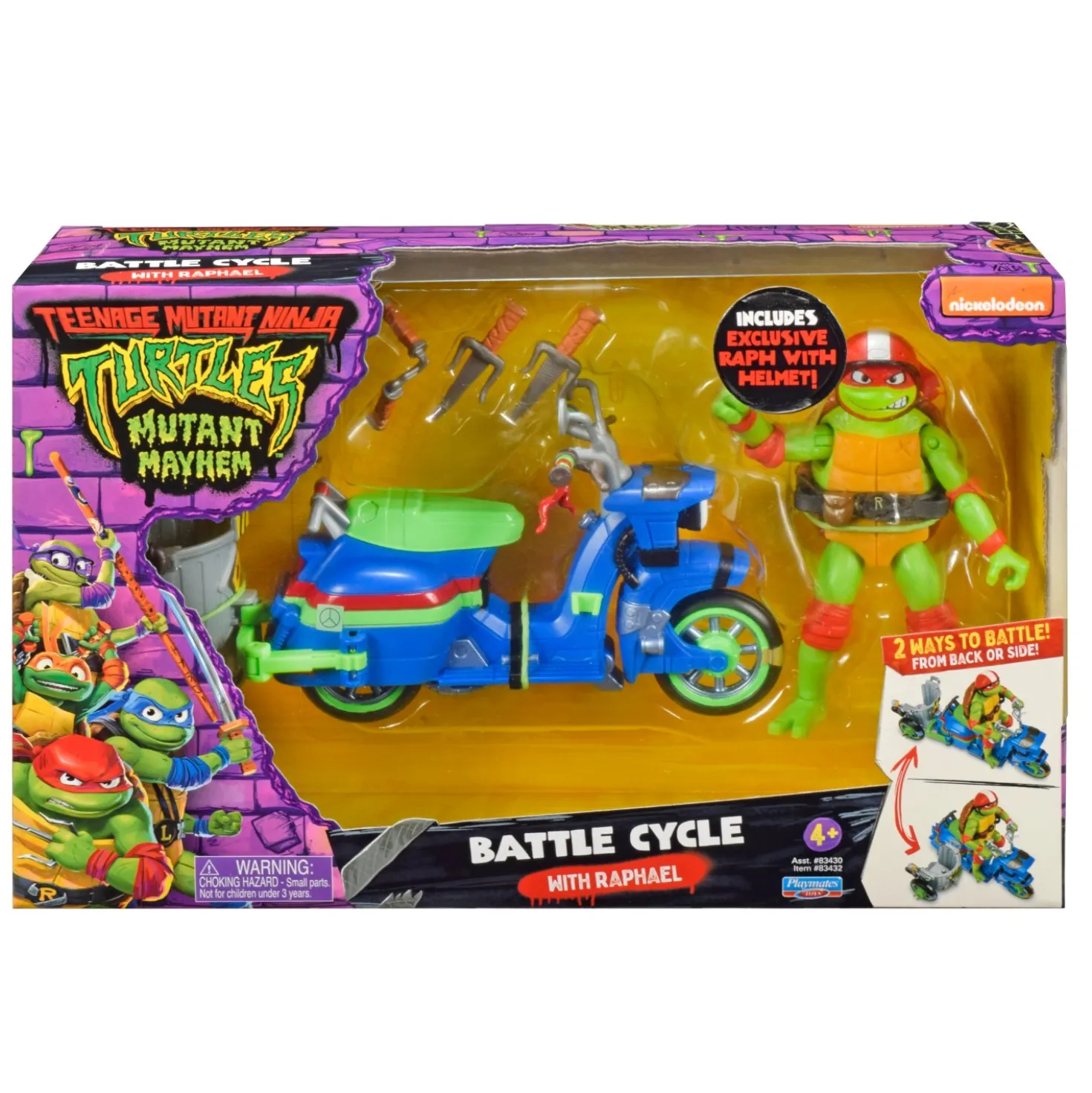 Ninja Turtles Movie Voertuig met figuren Assorti
