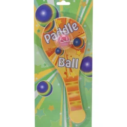 Paddle bat bal spel 25cm 2 assorti