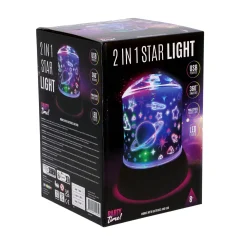 Party Time LED 2 in 1 starlight met zwarte voet