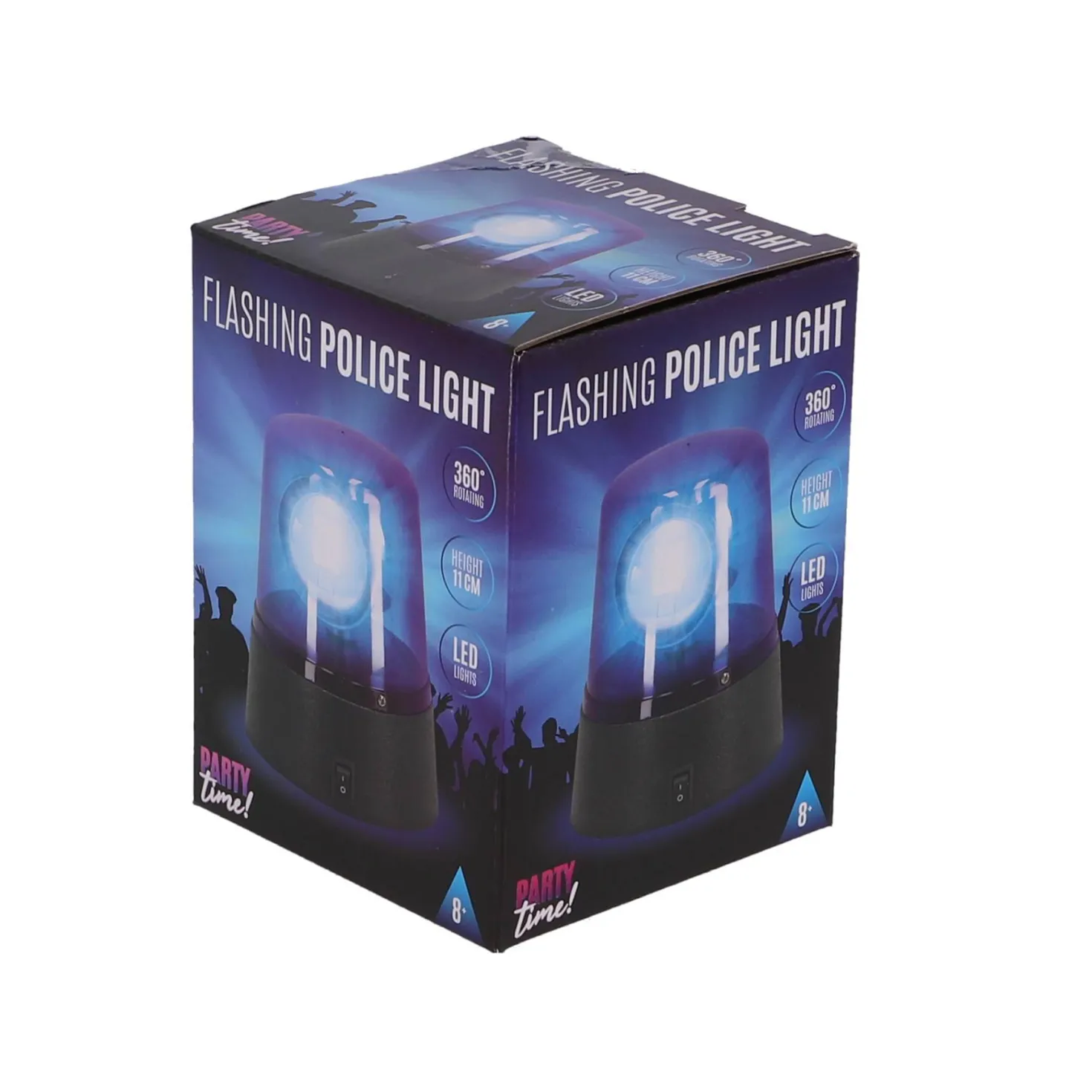 Party Time Politie zwaailicht 11cm