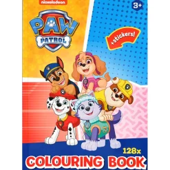Paw Patrol Kleurboek + Stickers 2 Assorti