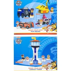 Paw Patrol Maak je Eigen Pup Squad/Look Out Tower 2 Assorti