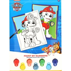 Paw Patrol Schilderen Op Nummer 4 Assorti