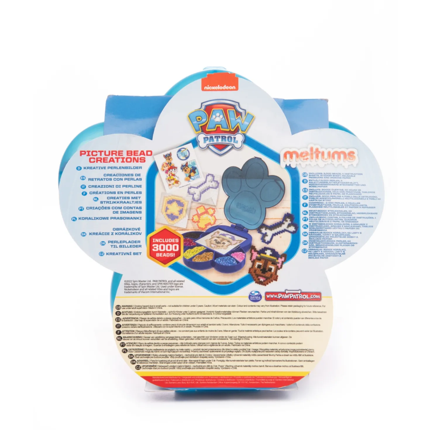 Paw Patrol strijkkralen incl. opbergdoos