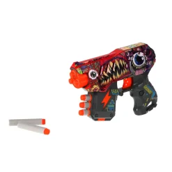 Pistool met 8 foam pijlen 3 assorti