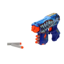 Pistool met 8 foam pijlen 3 assorti