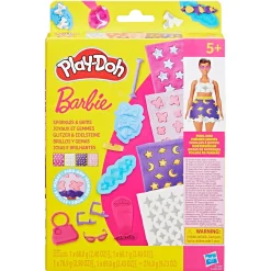 Play-Doh Barbie sparkles and gems