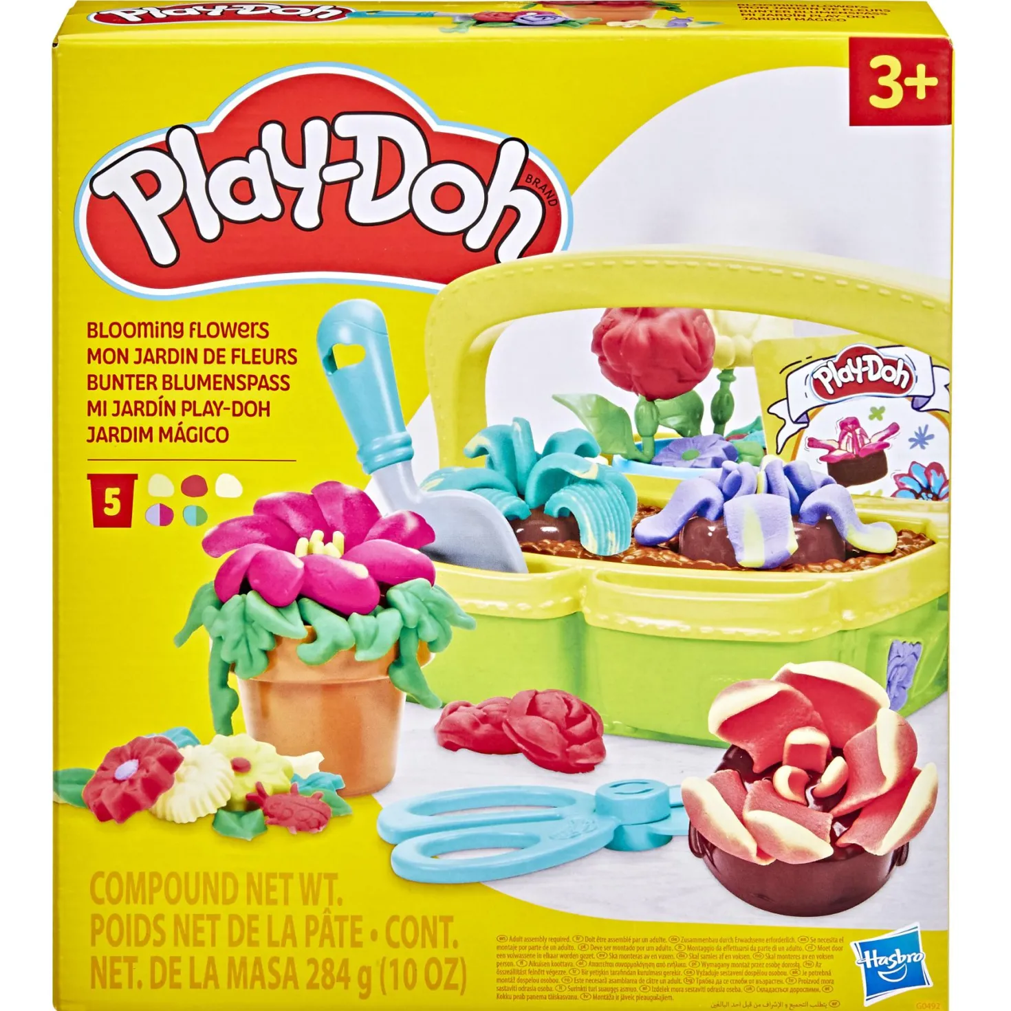 Playdoh bloeiende bloemen