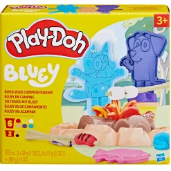 Playdoh Bluey goes camping playset
