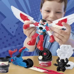 Playdoh Captain America moto-slicer