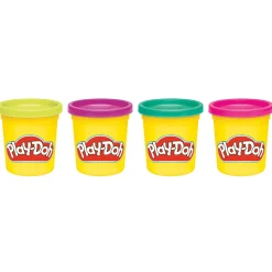 Play-Doh vibrant colours 4 pack new