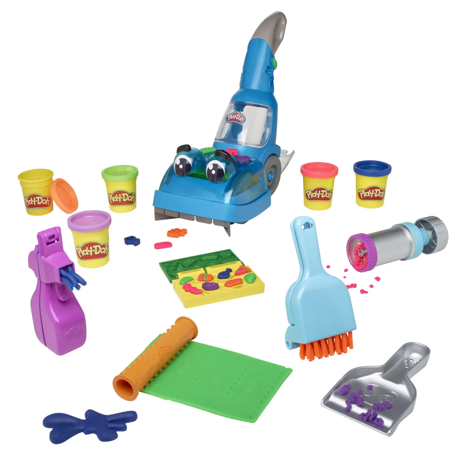 Play-Doh Zoom Zoom vacuüm en schoonmaak set