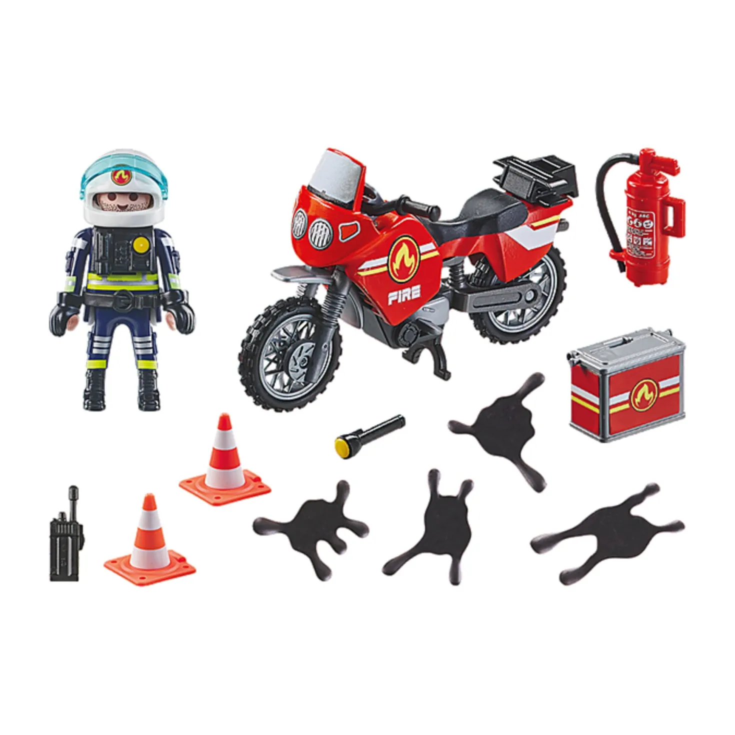 Playmobil 71466 Action Heroes Brandweer Op De Plaats Van Het Ongeval