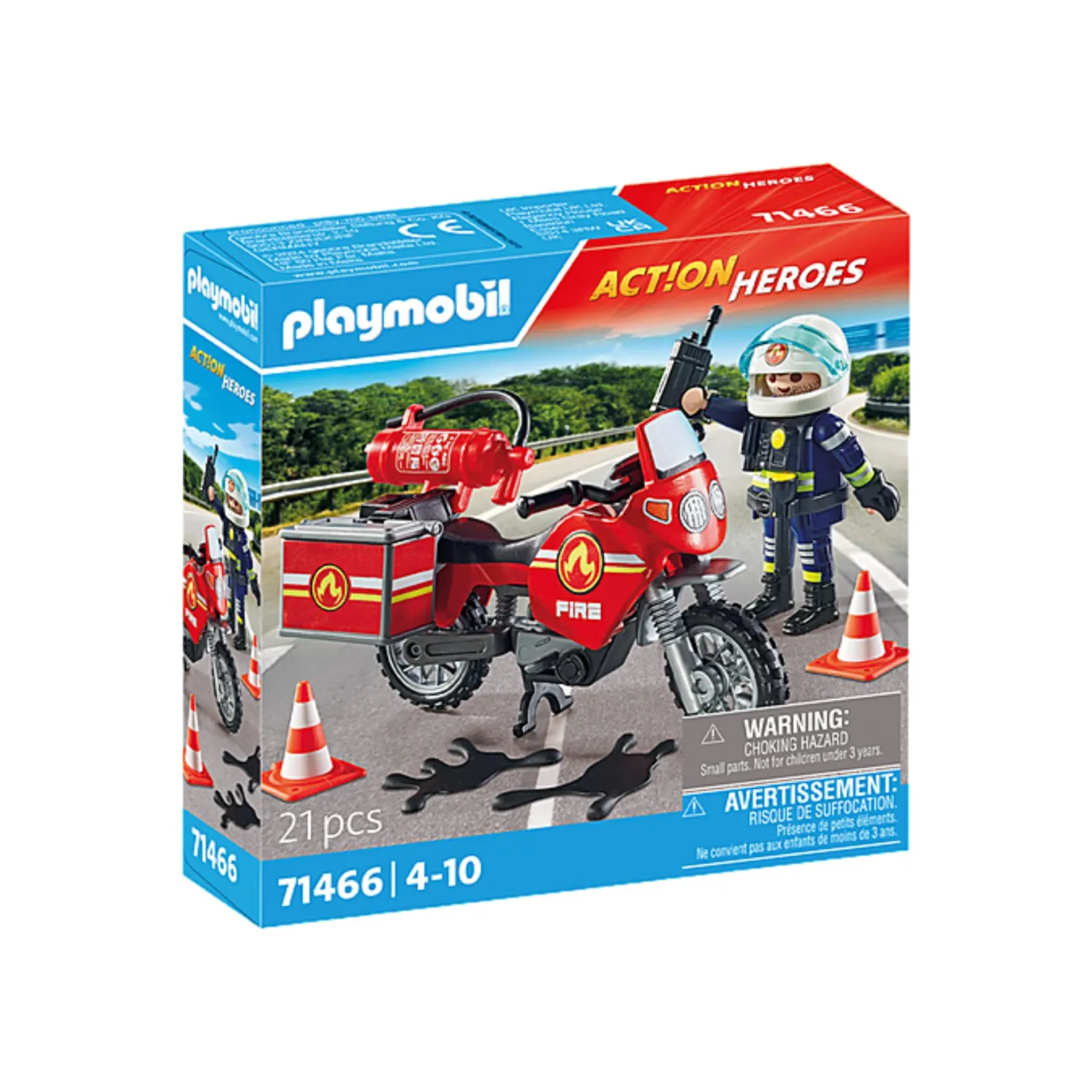Playmobil 71466 Action Heroes Brandweer Op De Plaats Van Het Ongeval