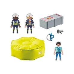 Playmobil 71465 Action Heroes Brandweerlieden Met Luchtkussens