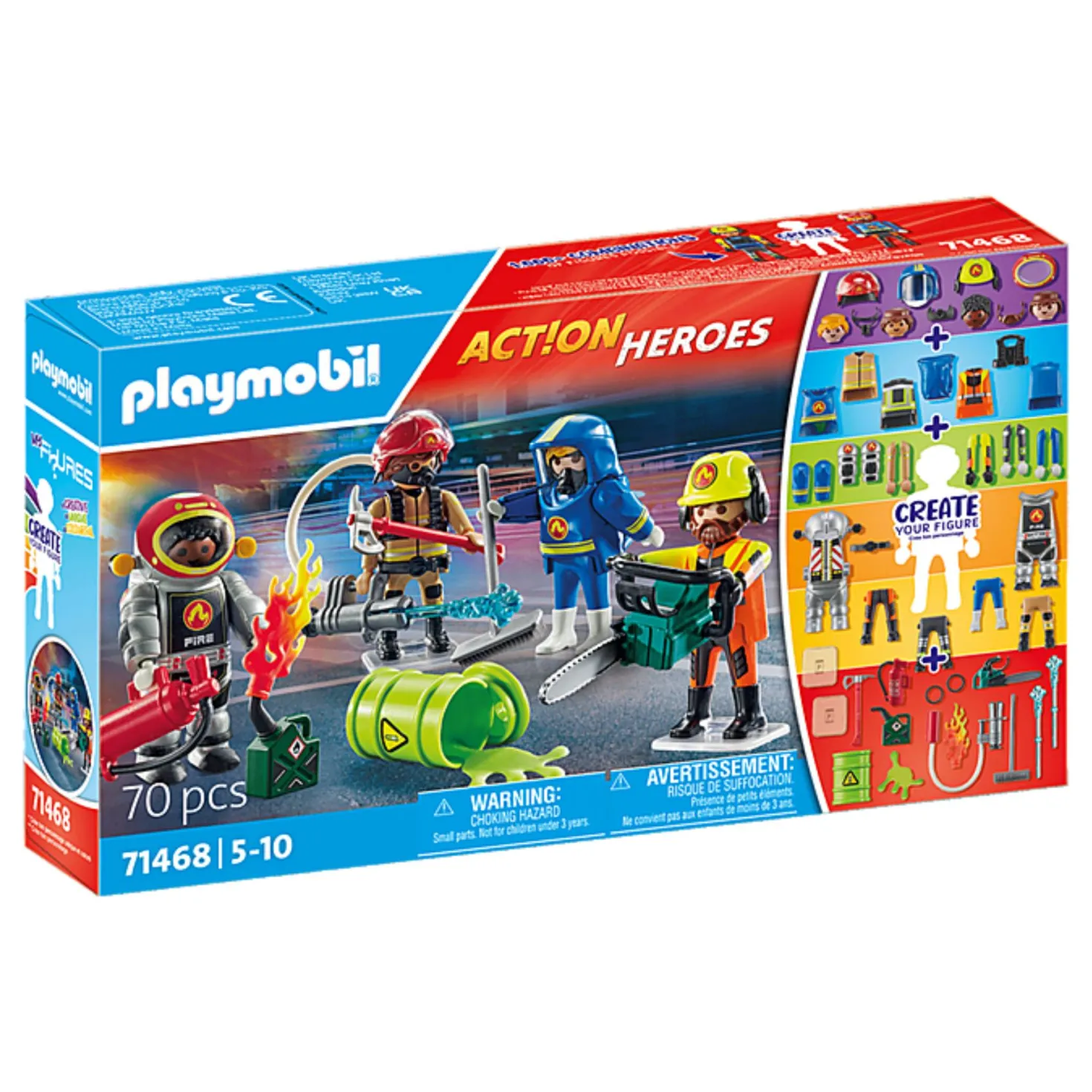 Playmobil 71468 Action Heroes My Figures Brandweer