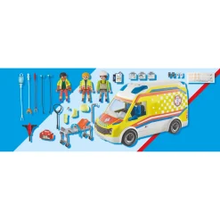 Playmobil City 71202 Ambulance met Licht en Geluid
