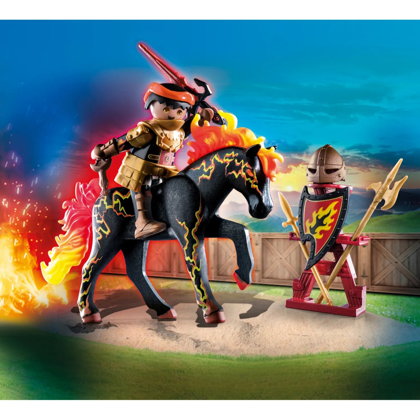 Playmobil Novelmore 71213 Burnham Raiders Vuurridder